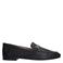 Sacha leren loafers met chain zwart