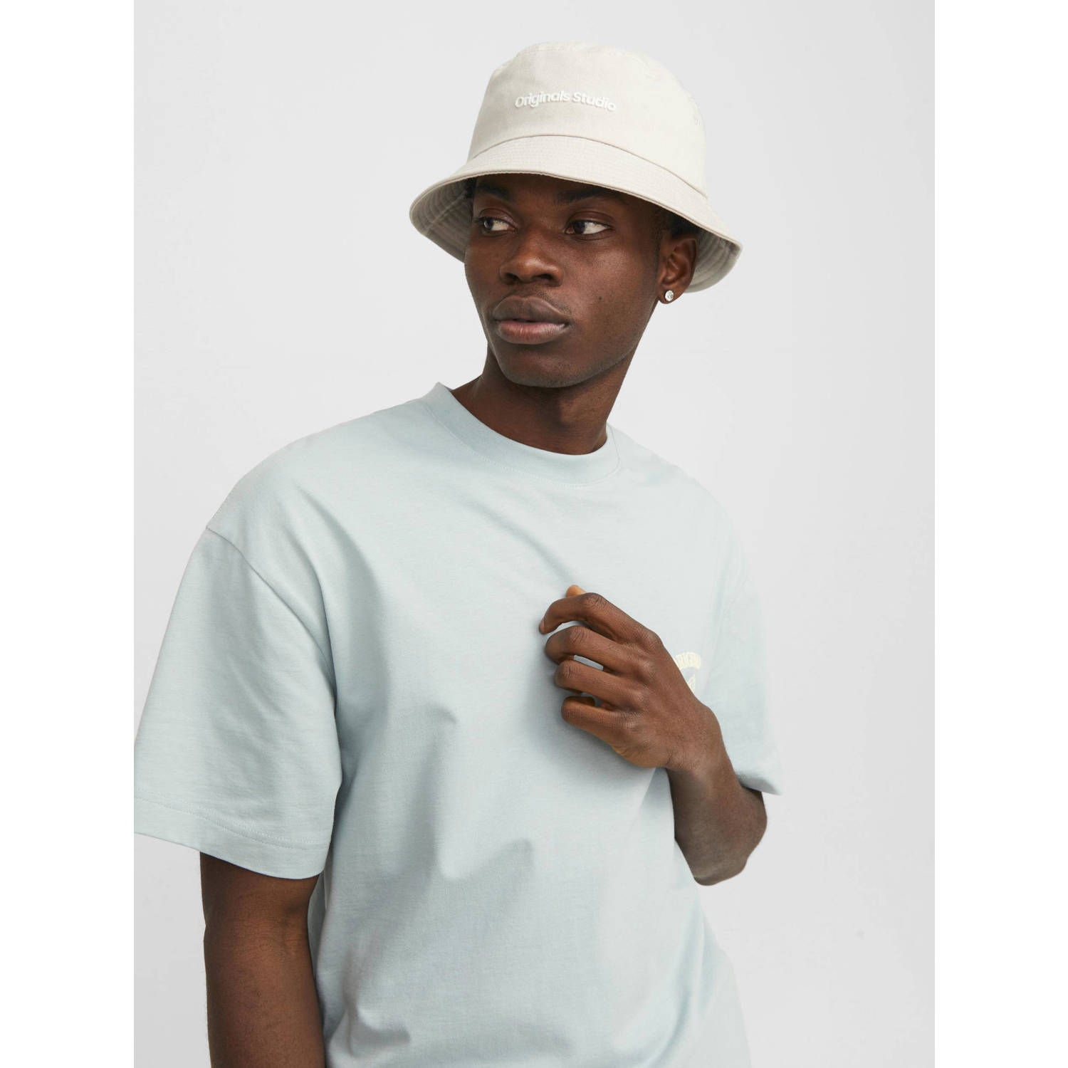 JACK & JONES bucket hat JACVESTERBRO beige