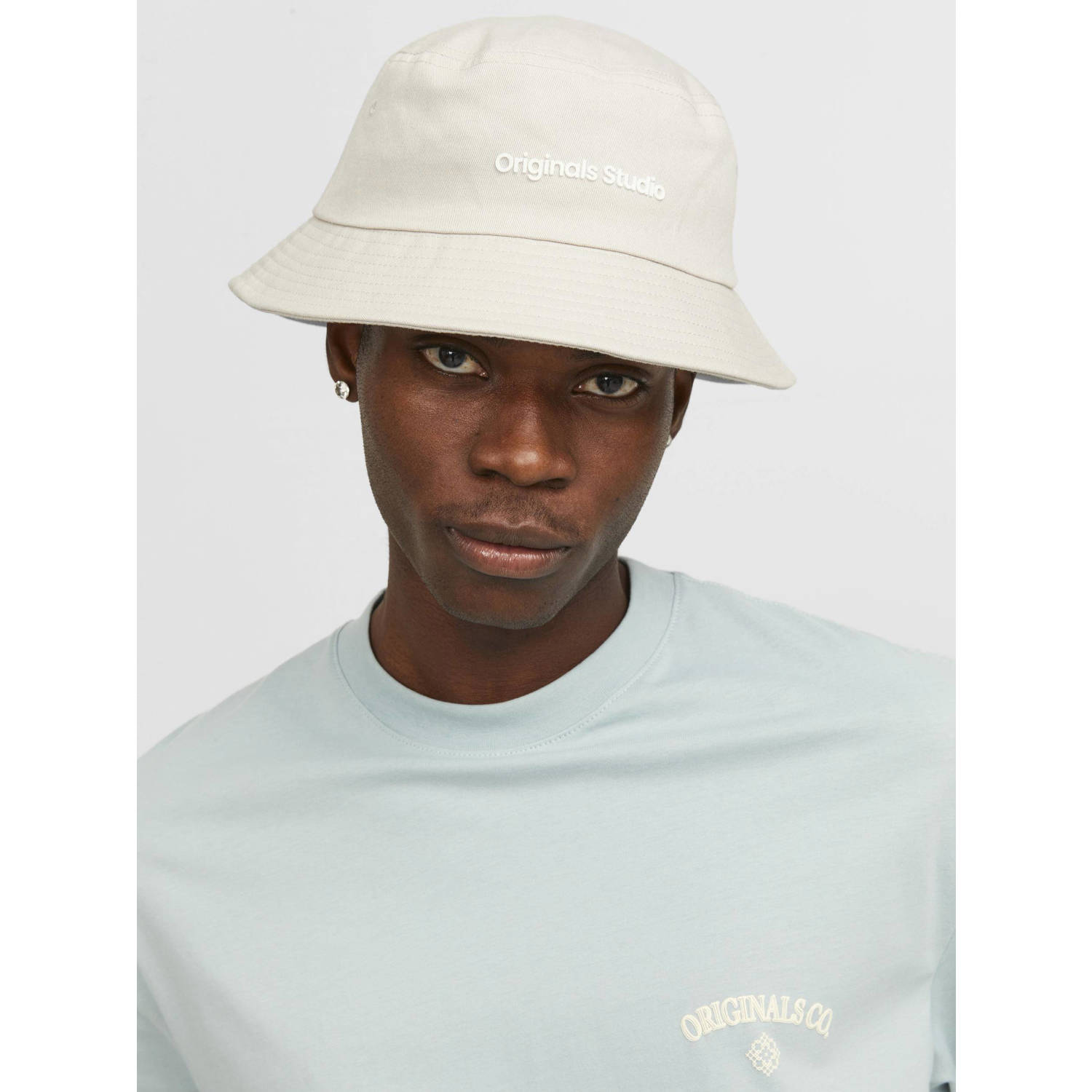 JACK & JONES bucket hat JACVESTERBRO beige