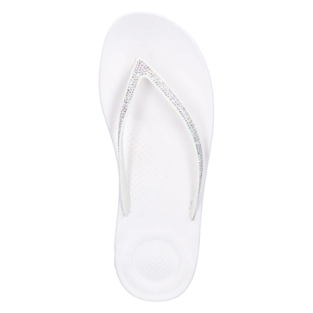 Witte dames FitFlop TM teenslippers van rubber