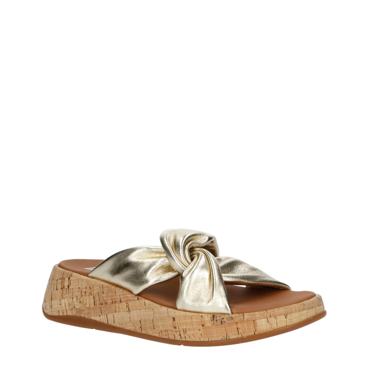 FitFlop TM leren slippers goud wehkamp