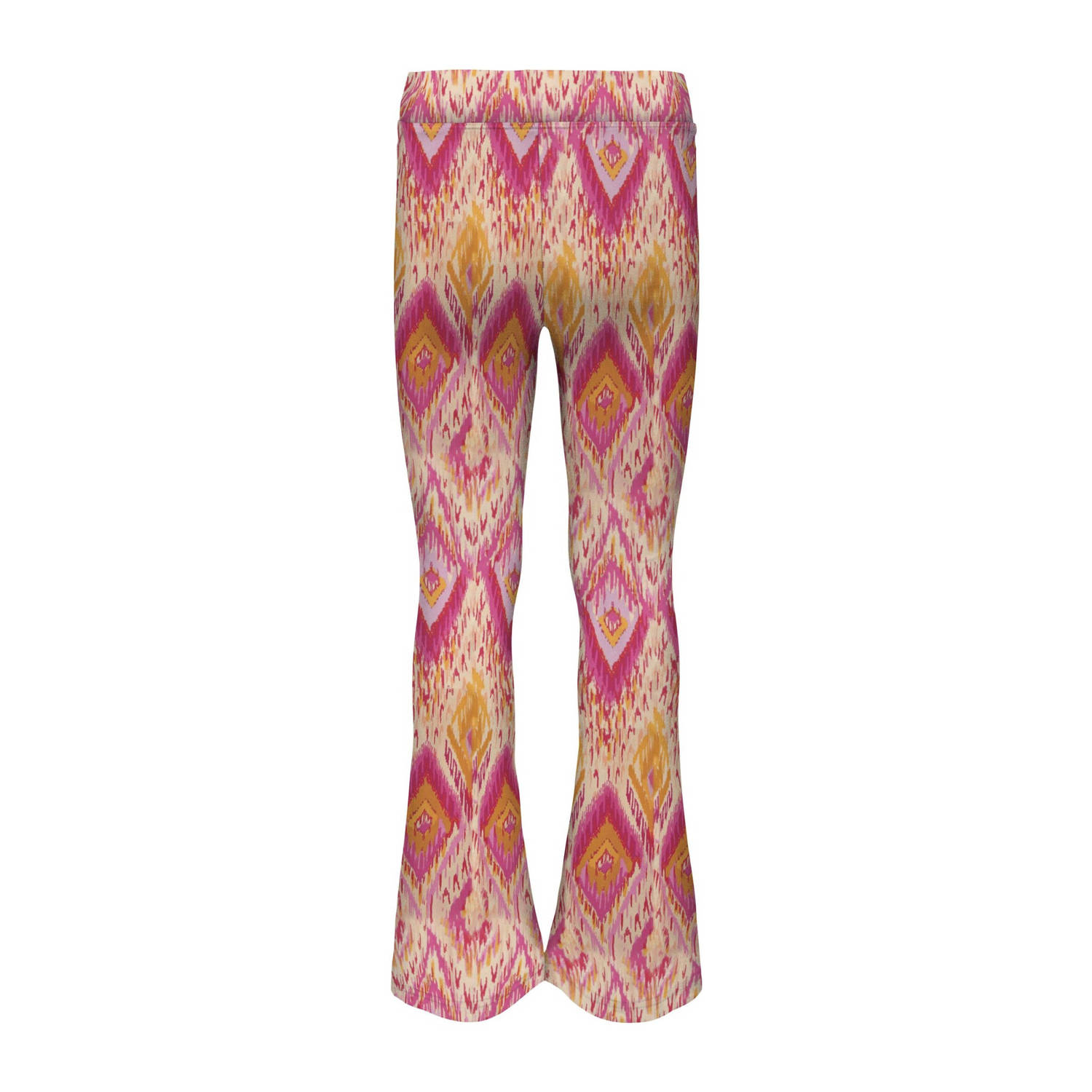 ONLY KIDS GIRL broek KOGPAIGE met all over print roze geel