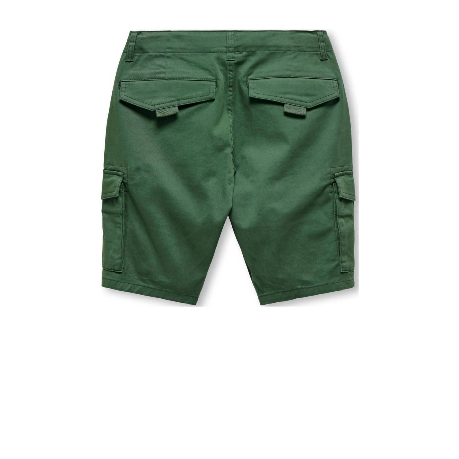 ONLY KIDS BOY cargo short KOBMAXWELL donkergroen