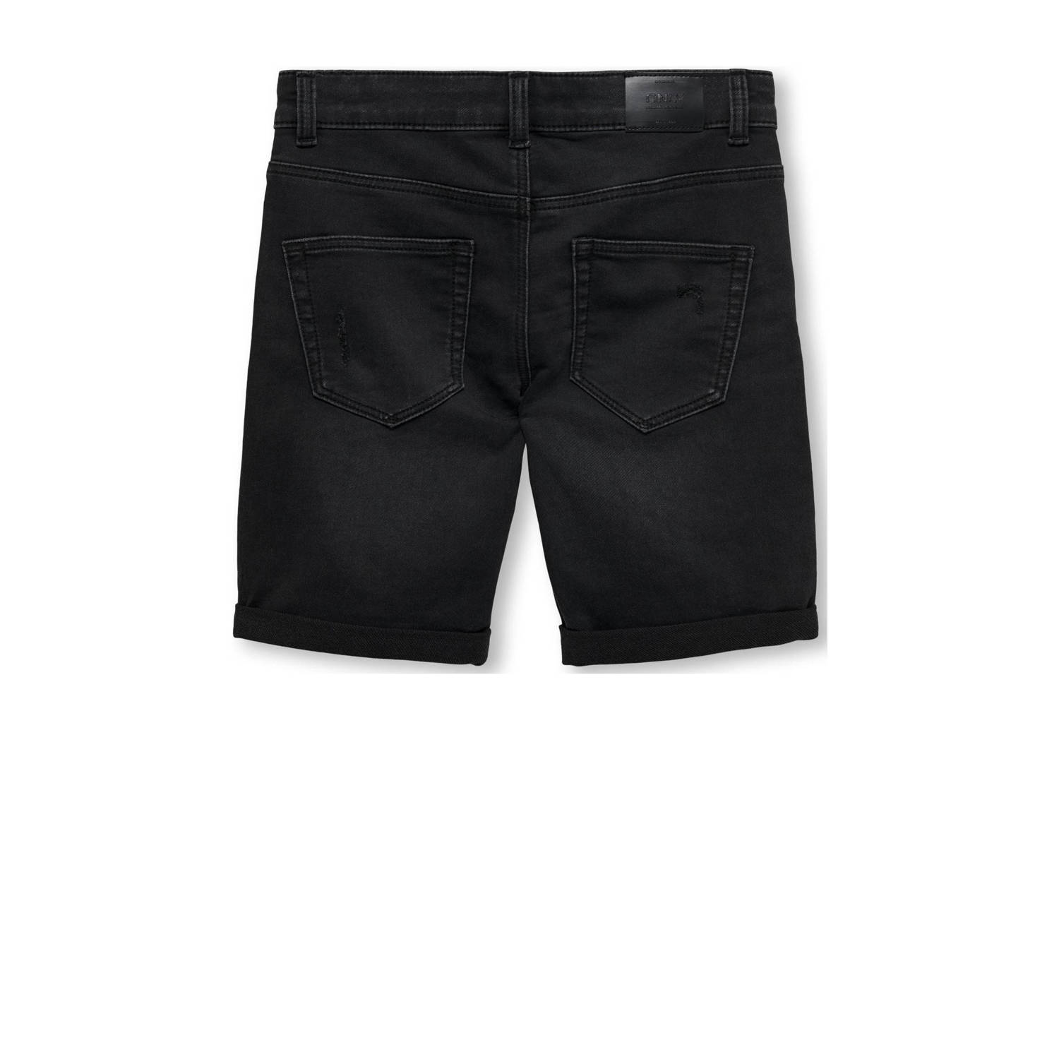 ONLY KIDS BOY skinny denim short KOBPLY washed black