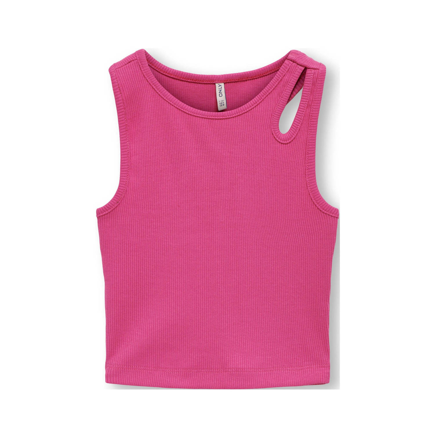 Only KIDS GIRL top KOGNESSA fuchsia Roze Meisjes Stretchkatoen Ronde hals 110 116