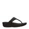 FitFlop TM leren teenslippers zwart