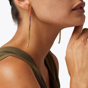 thumbnail: Kurt Geiger oorbellen Rainbow Linears met strass multi