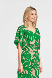 thumbnail: Geisha A-lijn jurk met all over print
