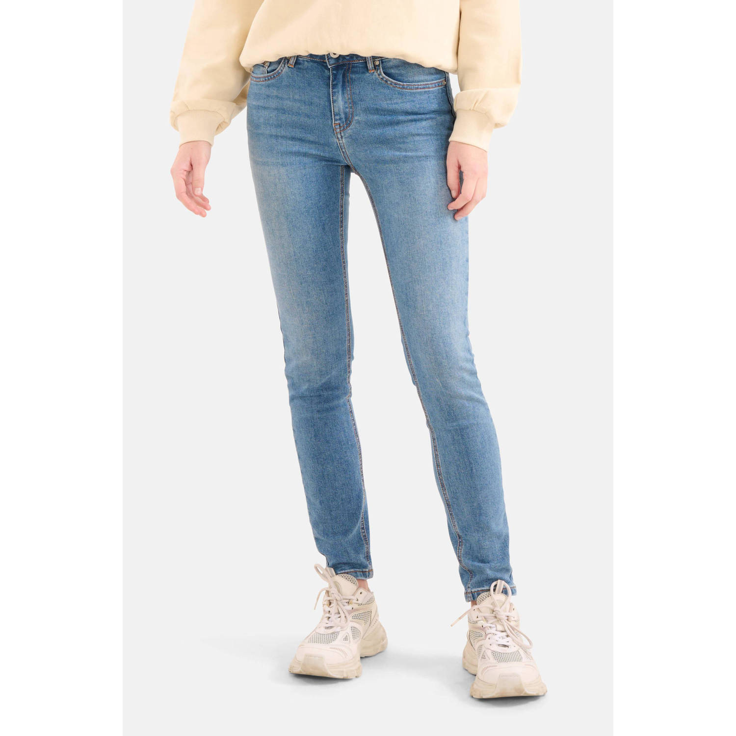 Shoeby skinny jeans medium blue denim