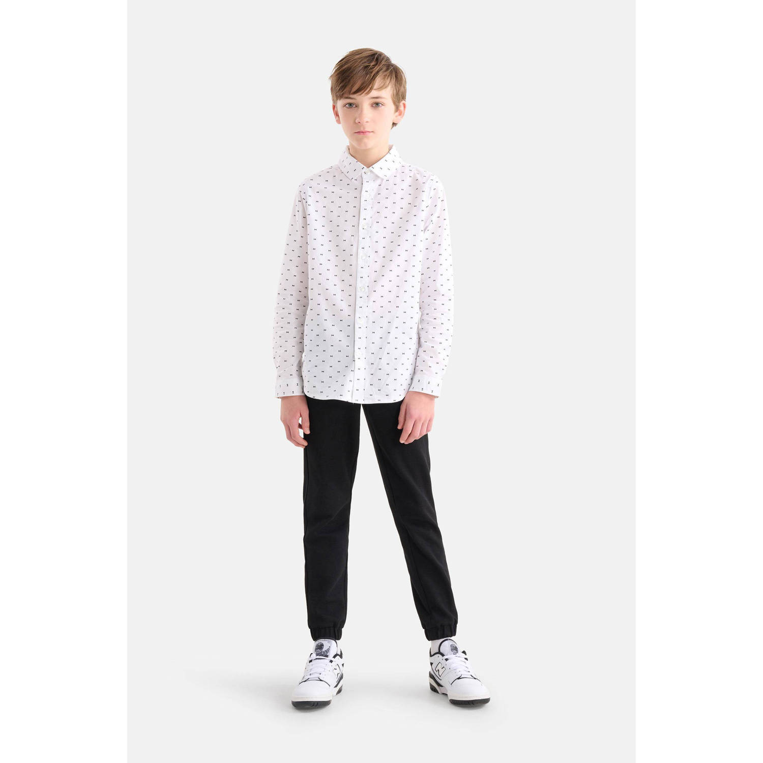Shoeby regular fit joggingbroek zwart