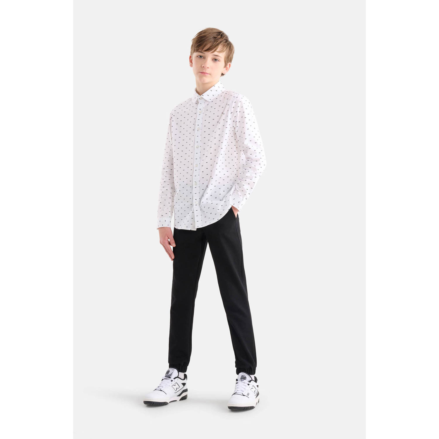 Shoeby regular fit joggingbroek zwart