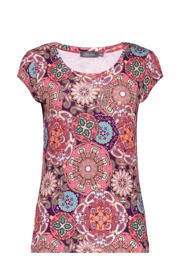 thumbnail:  dames Geisha T-shirt van viscose met korte mouwen en ronde hals