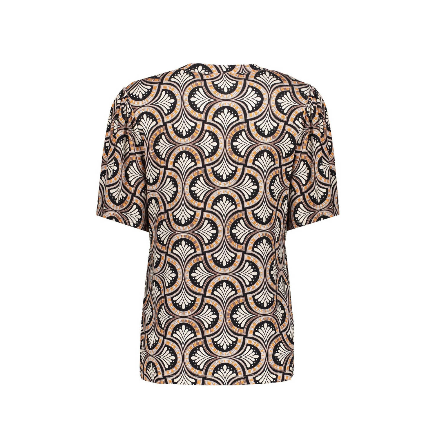 Geisha T-shirt met all over print
