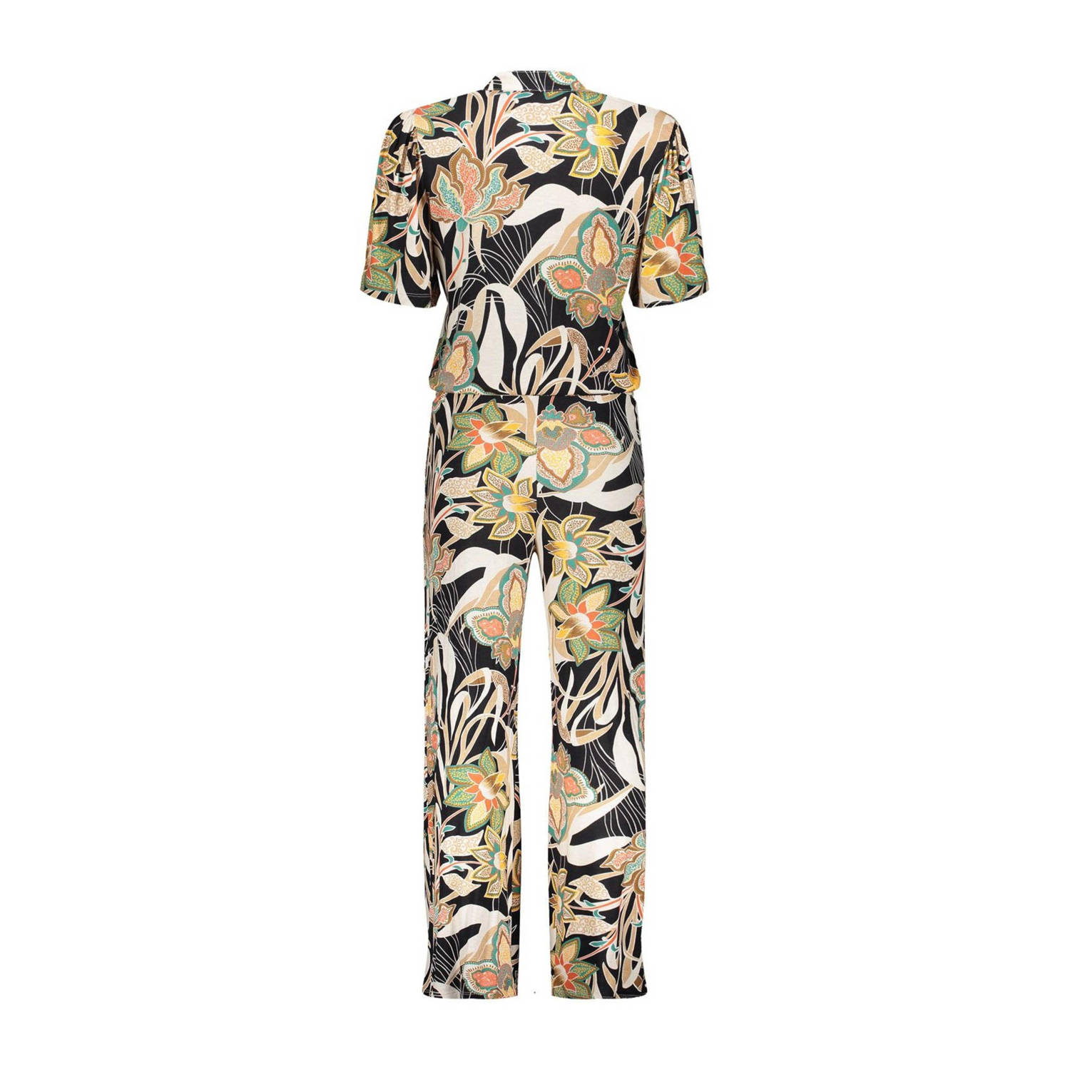Geisha jumpsuit met all over print