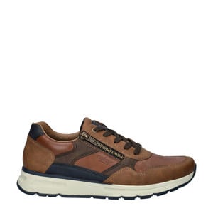 leren sneakers cognac