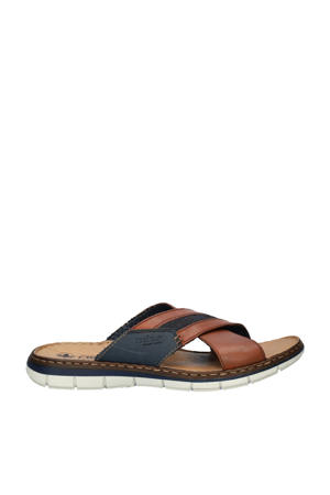 slippers cognac