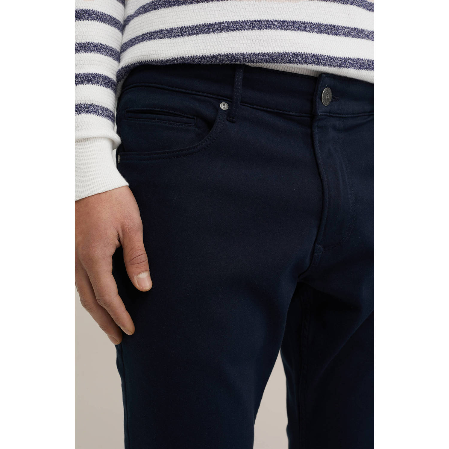 WE Fashion Blue Ridge slim fit jeans jog denim heavy blue