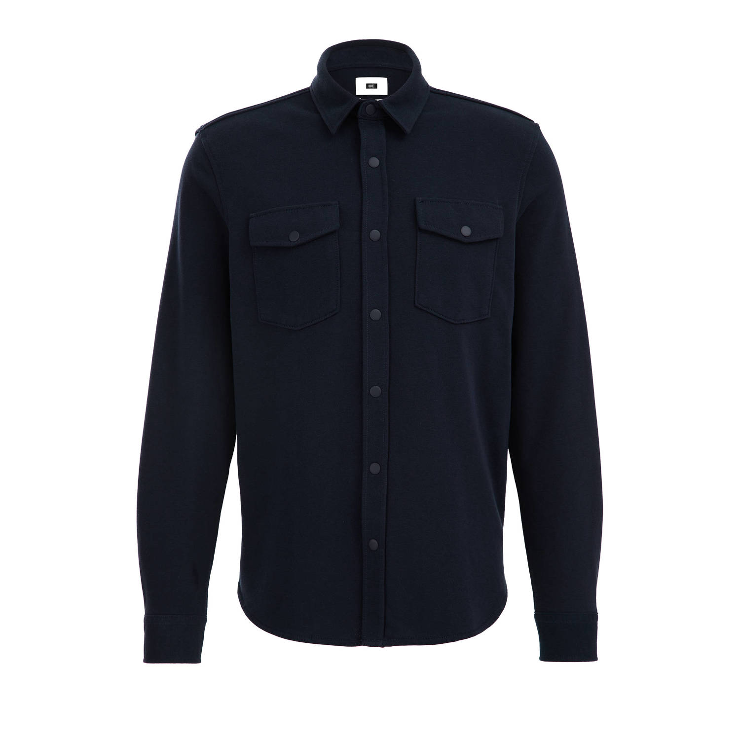 WE Fashion regular fit overshirt heavy blue