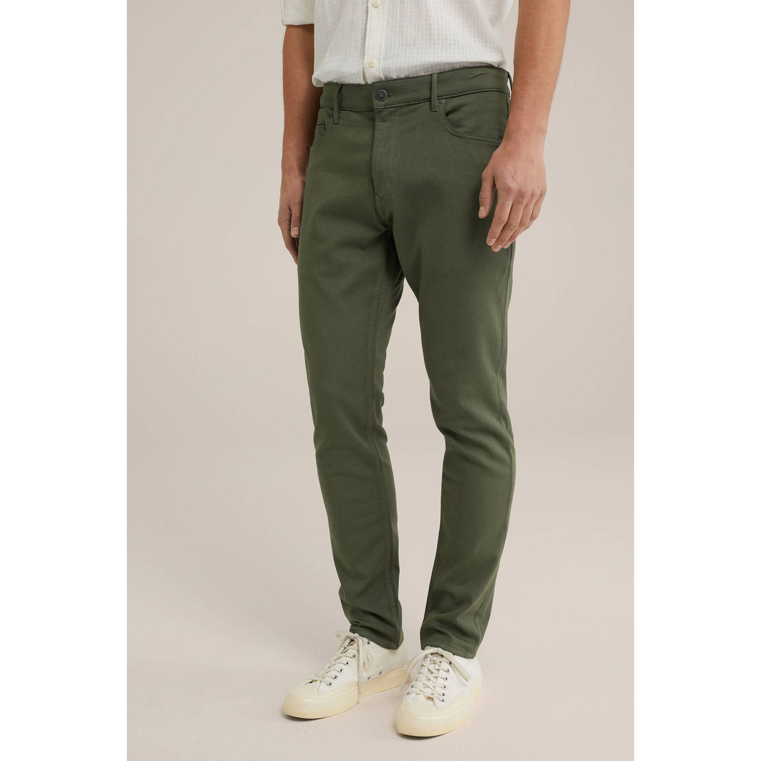 WE Fashion Blue Ridge slim fit jeans jog denim thyme