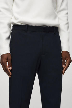 regular fit pantalon marineblauw