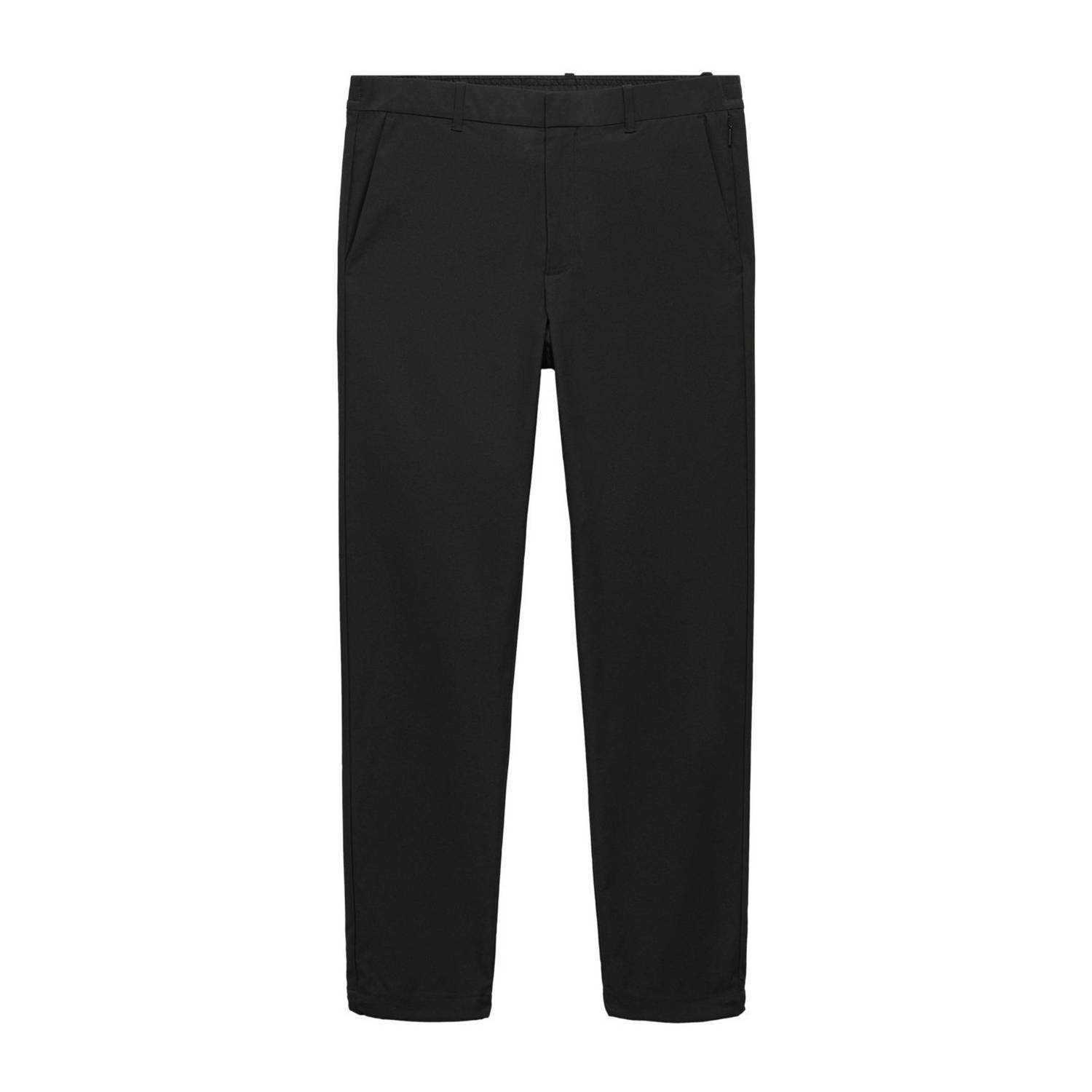 Mango Man slim fit pantalon zwart