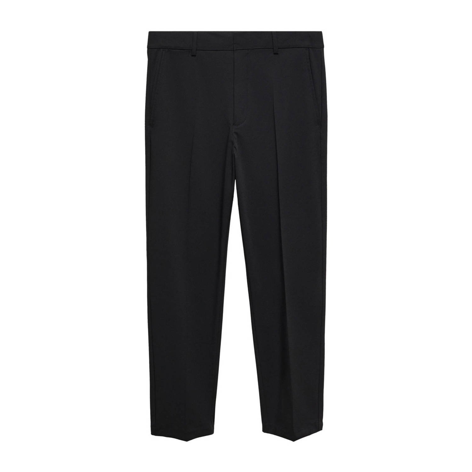 Mango Man slim fit pantalon zwart