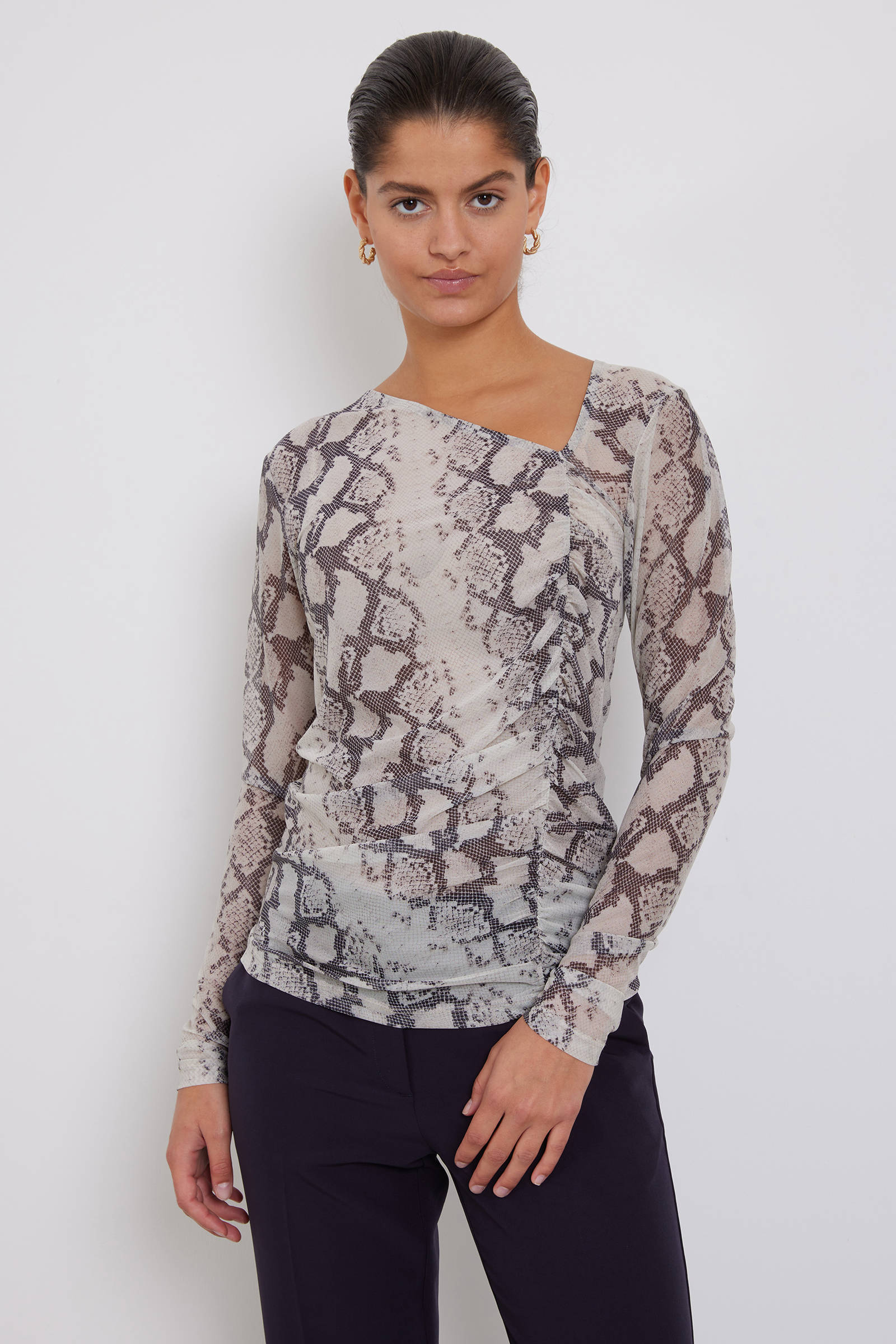 Slangenprint top best sale