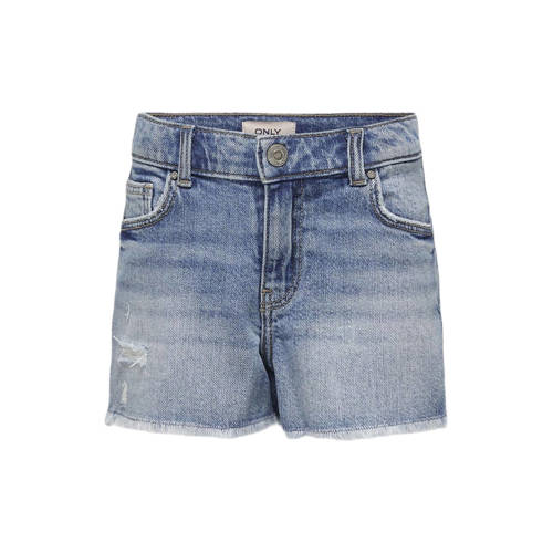 KIDS ONLY GIRL straight fit denim short KOGROBYN light blue denim afbeelding