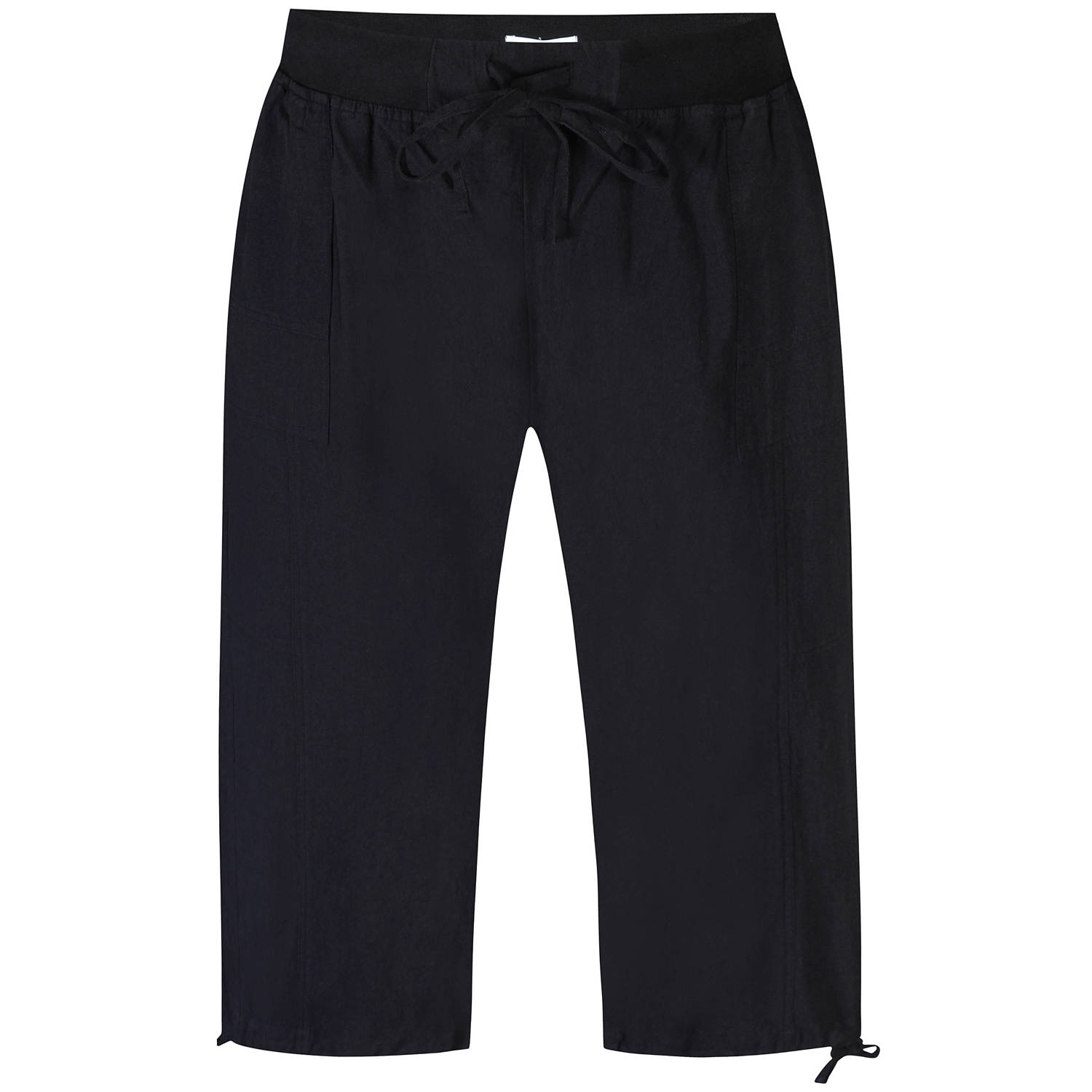 Zhenzi relaxed broek zwart