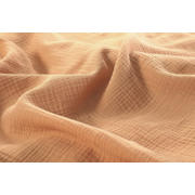 thumbnail: NOUS Living mousseline dekbedovertrek 1 persoons oranje (140x220 cm)