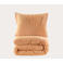 NOUS Living mousseline dekbedovertrek 1 persoons oranje (140x220 cm)