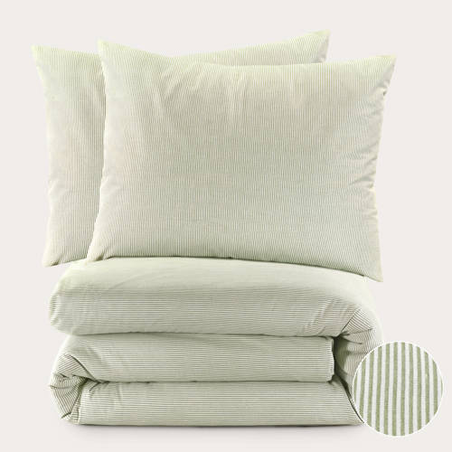 Wehkamp NOUS Living katoenen dekbedovertrek lits-jumeaux (240x220 cm) aanbieding