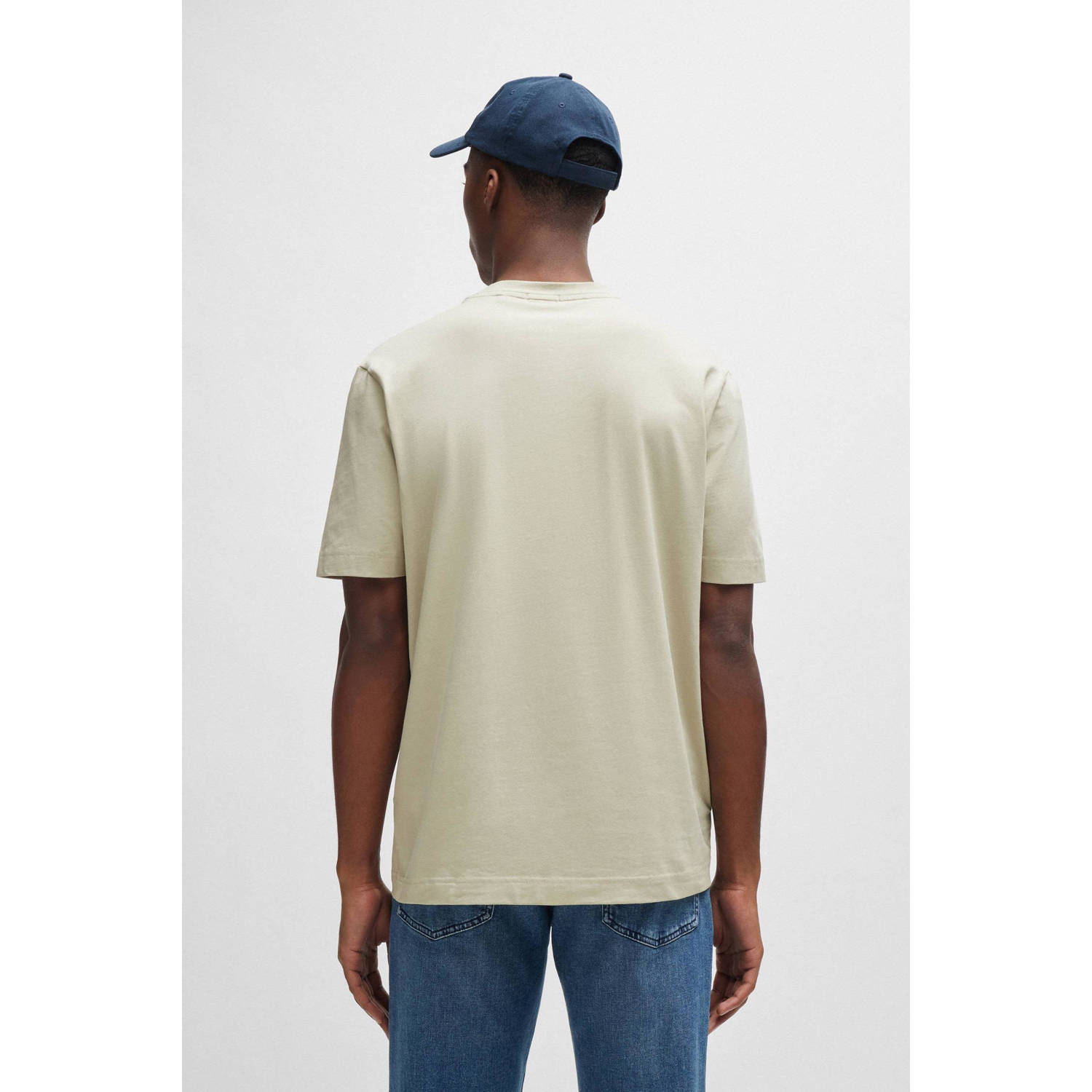 BOSS T-shirt TChup met logo beige