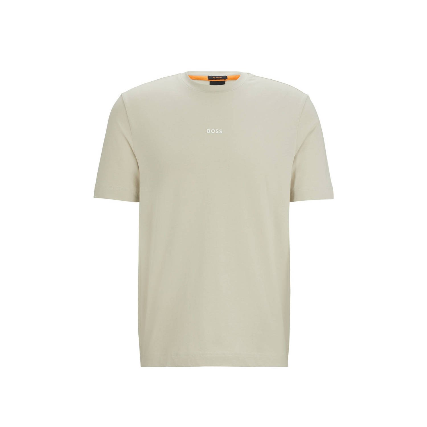 Boss Orange T-shirt met labeldetail model 'TCHUP'