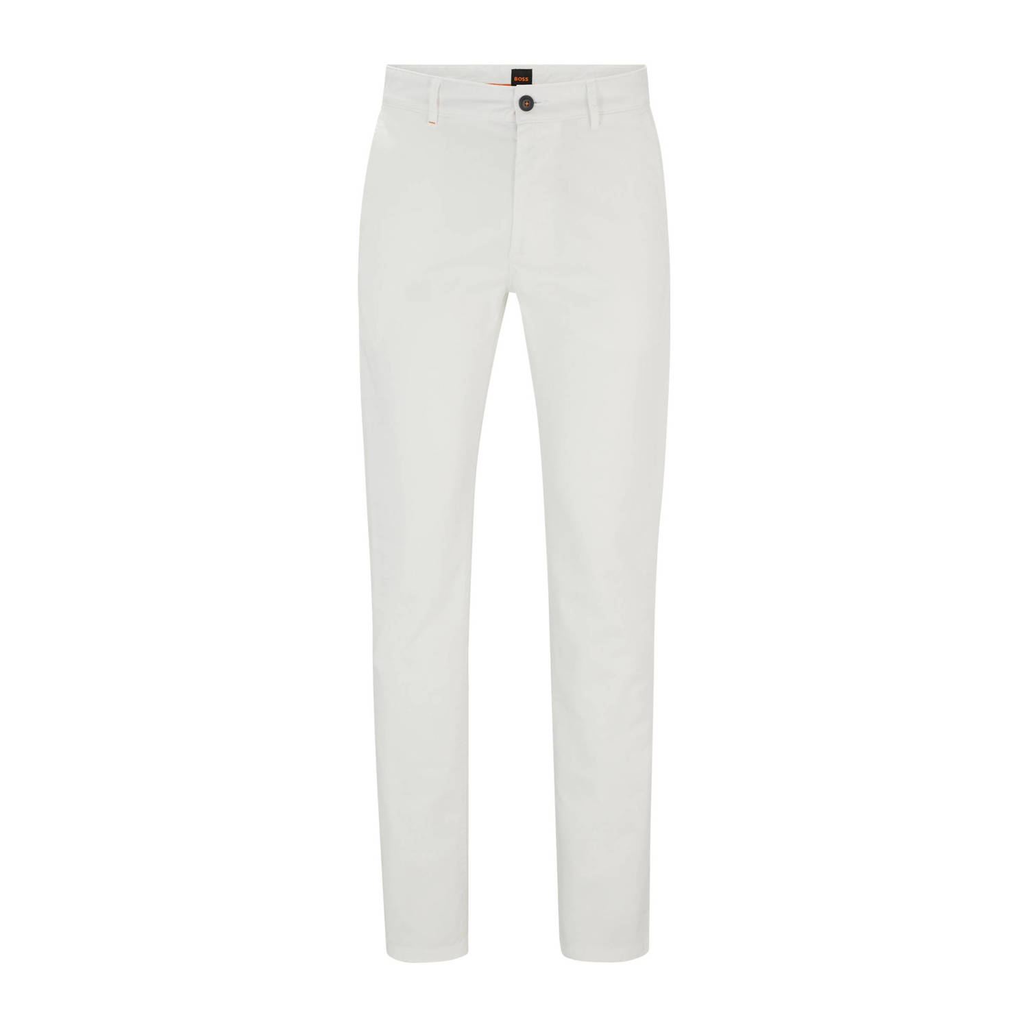 Hugo Boss Witte Chino Slim Broek White Heren