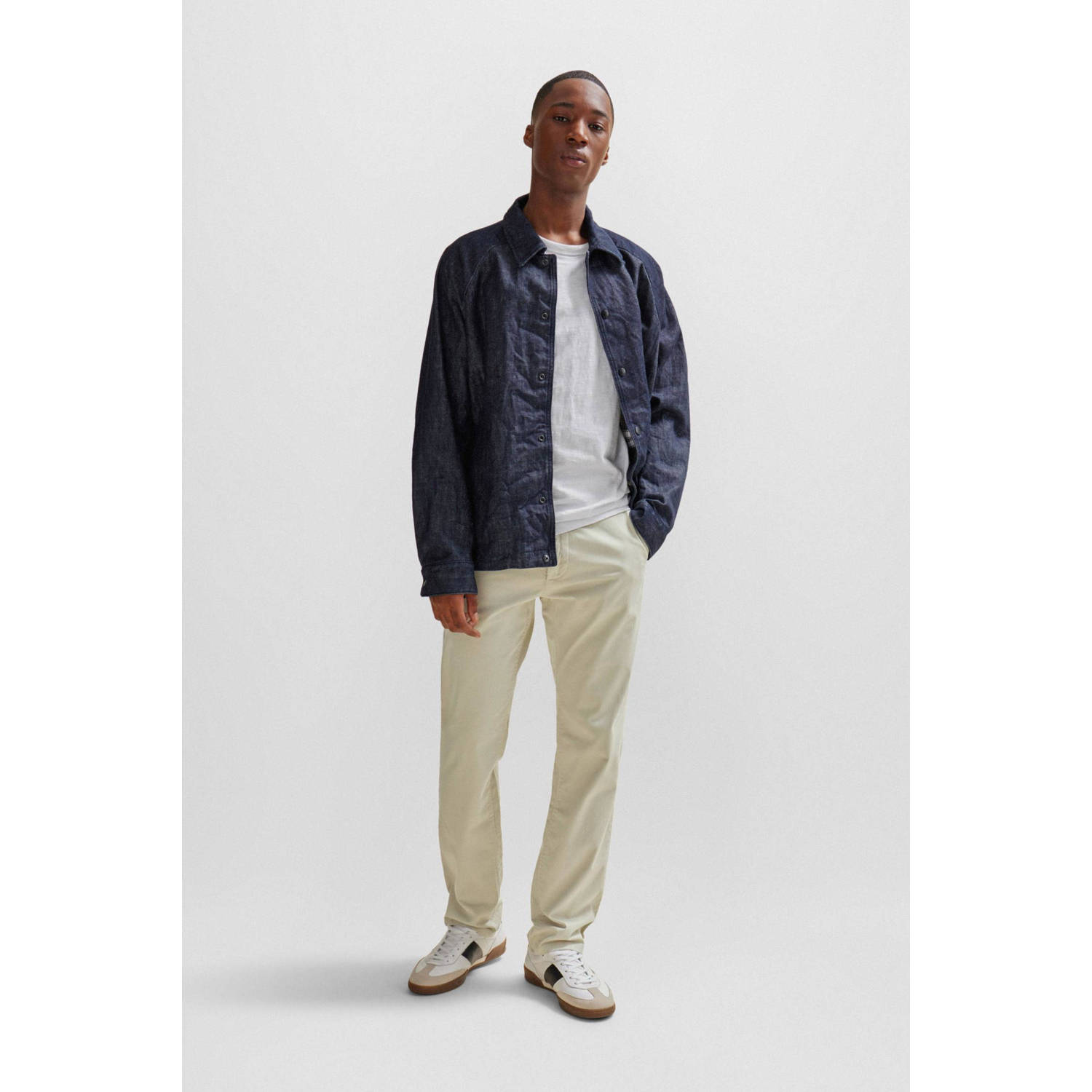 BOSS slim fit chino light beige