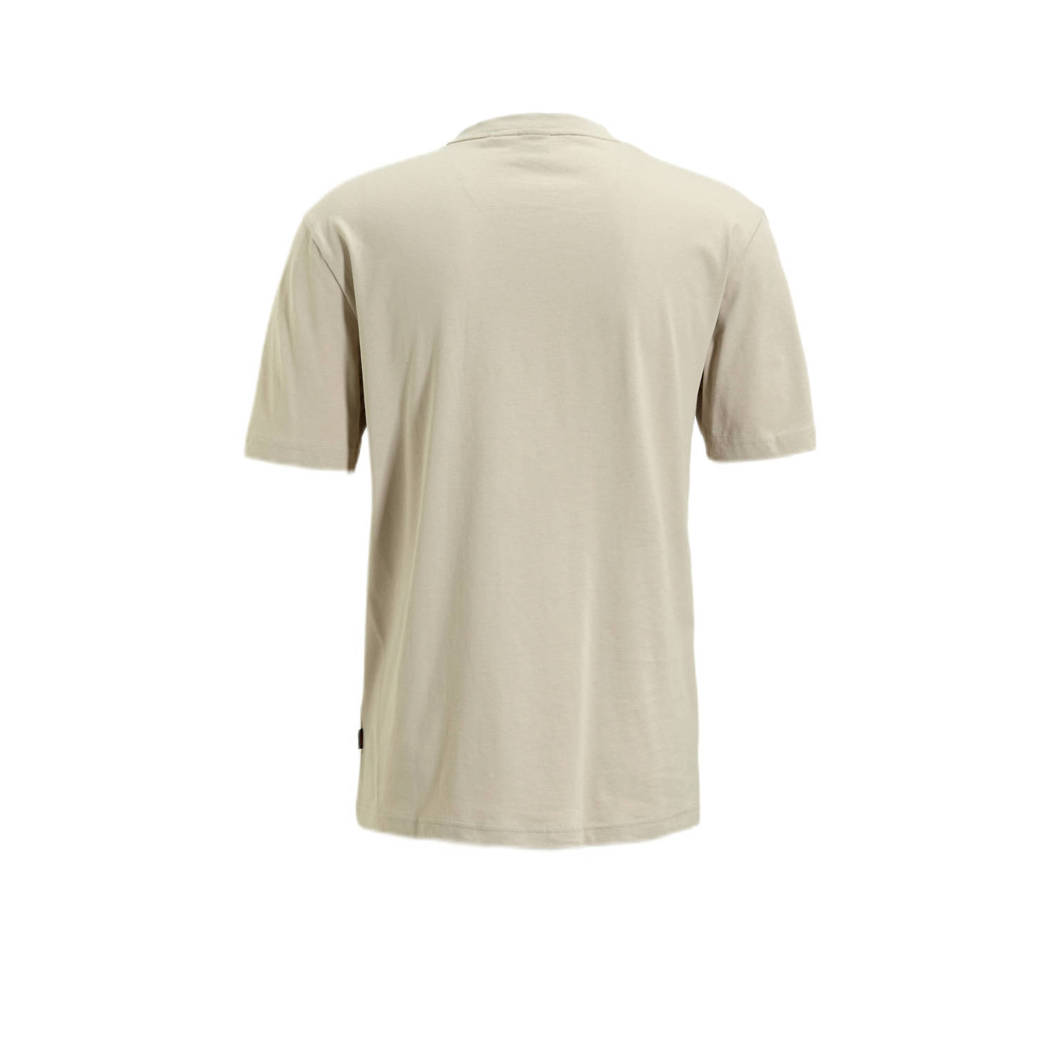 BOSS T-shirt met printopdruk light beige