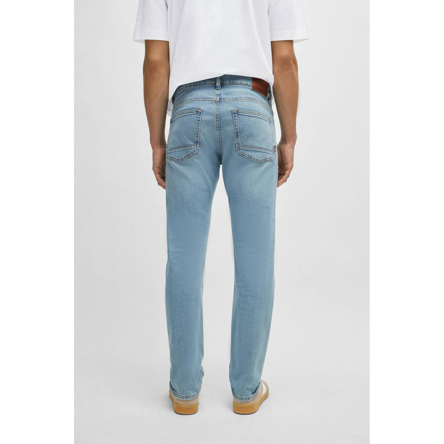 BOSS slim fit jeans Delaware BC-C light pastel blue