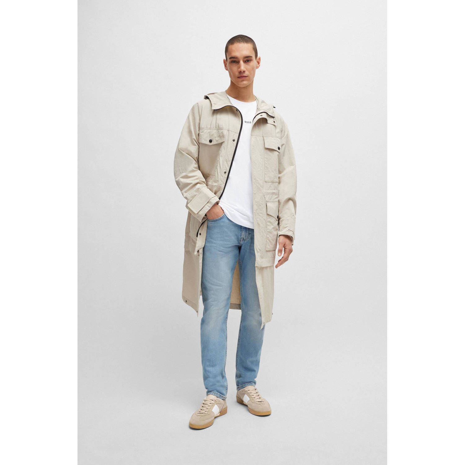 BOSS slim fit jeans Delaware BC-C light pastel blue