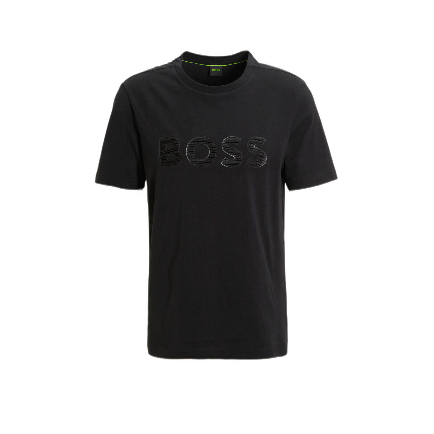 BOSS T-shirt met printopdruk zwart