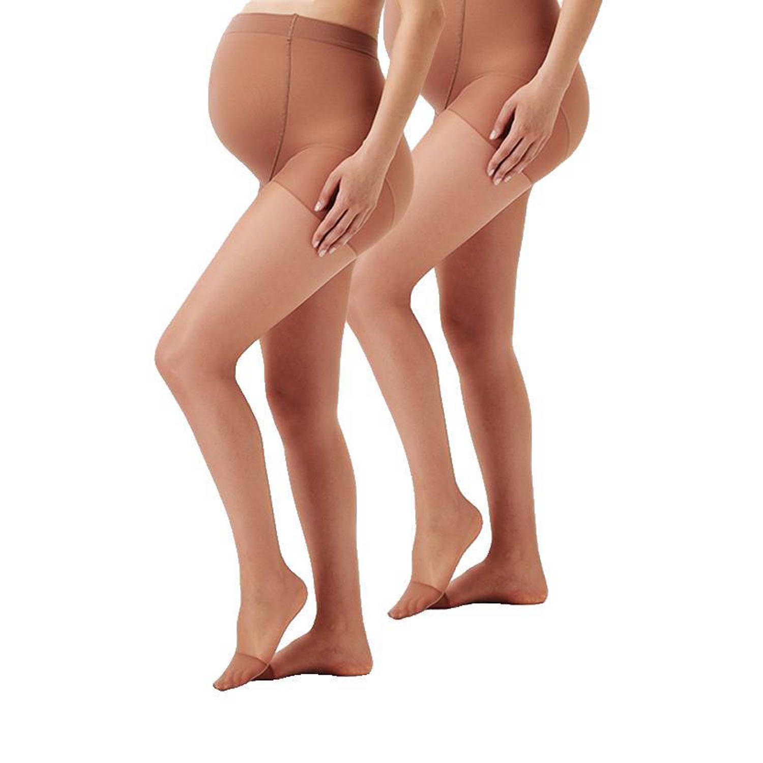 Noppies maternity zwangerschapspanty 20 Denier set van 2 nude