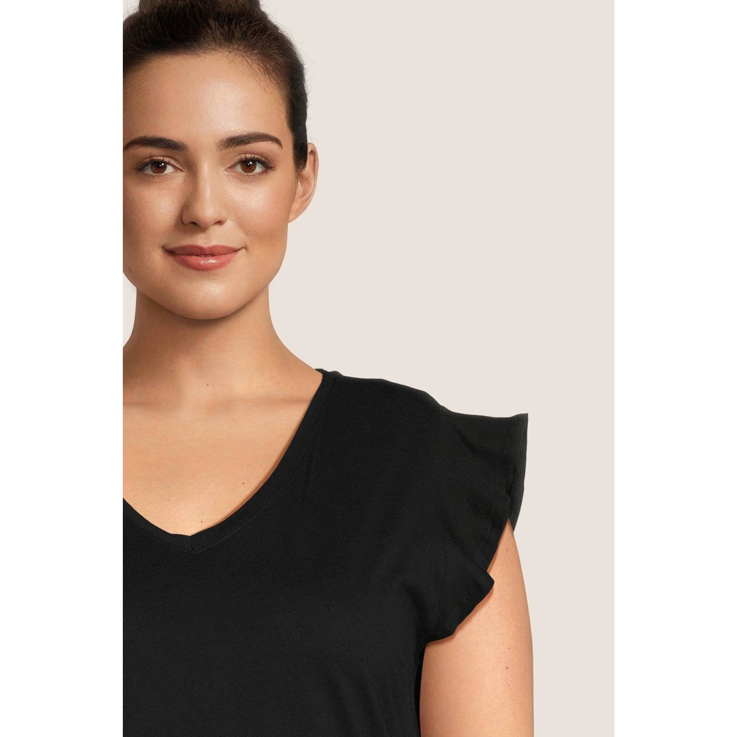 ONLY CARMAKOMA A-lijn jurk CARMAY LIFE CAP zwart