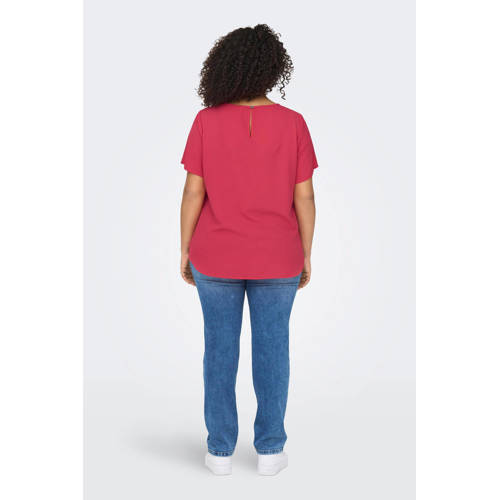 ONLY CARMAKOMA top CARVICA roze afbeelding