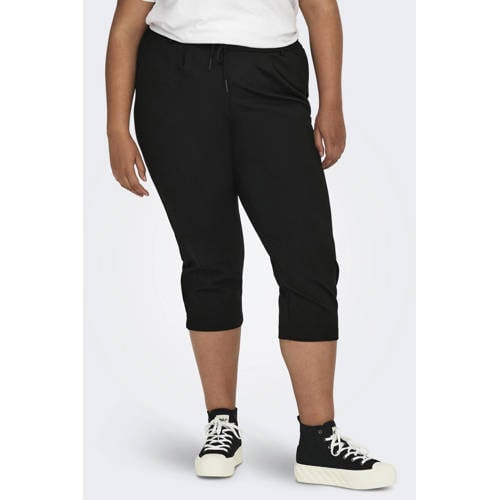 ONLY CARMAKOMA regular fit broek CARGOLDTRASH zwart