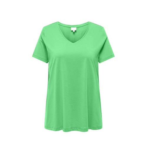 ONLY CARMAKOMA T-shirt groen