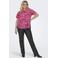 ONLY CARMAKOMA top CARVICA met all over print roze/wit