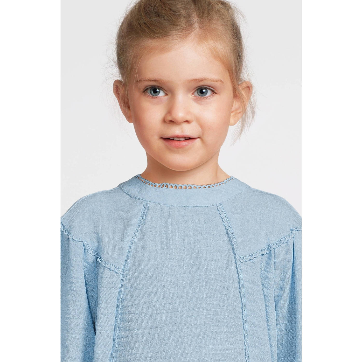 VERO MODA GIRL top VMCHRIS lichtblauw