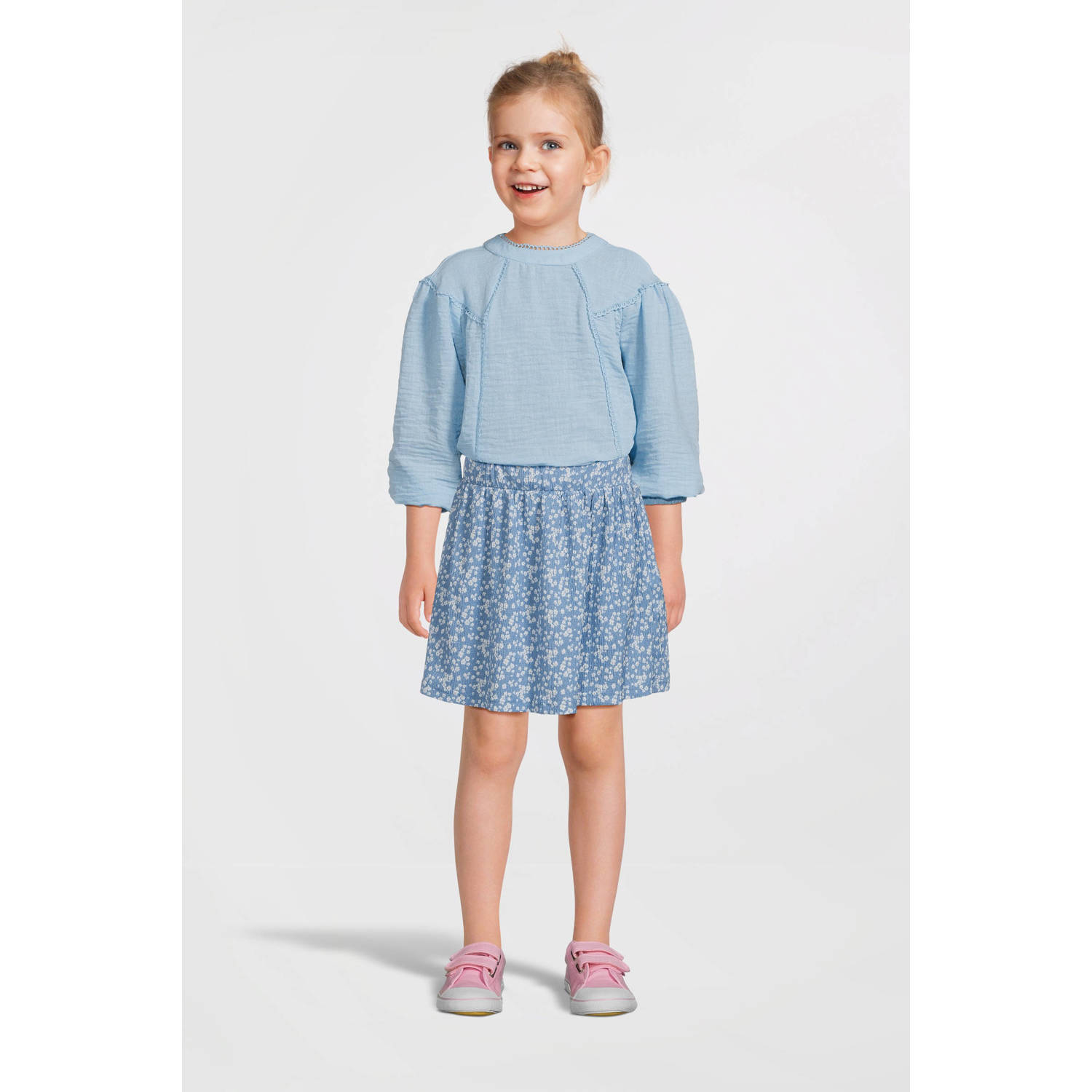 VERO MODA GIRL top VMCHRIS lichtblauw