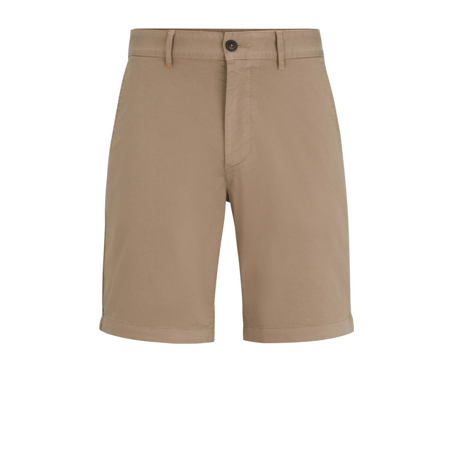 Hugo Boss Beige Katoenen Bermuda Shorts voor Mannen Beige Heren