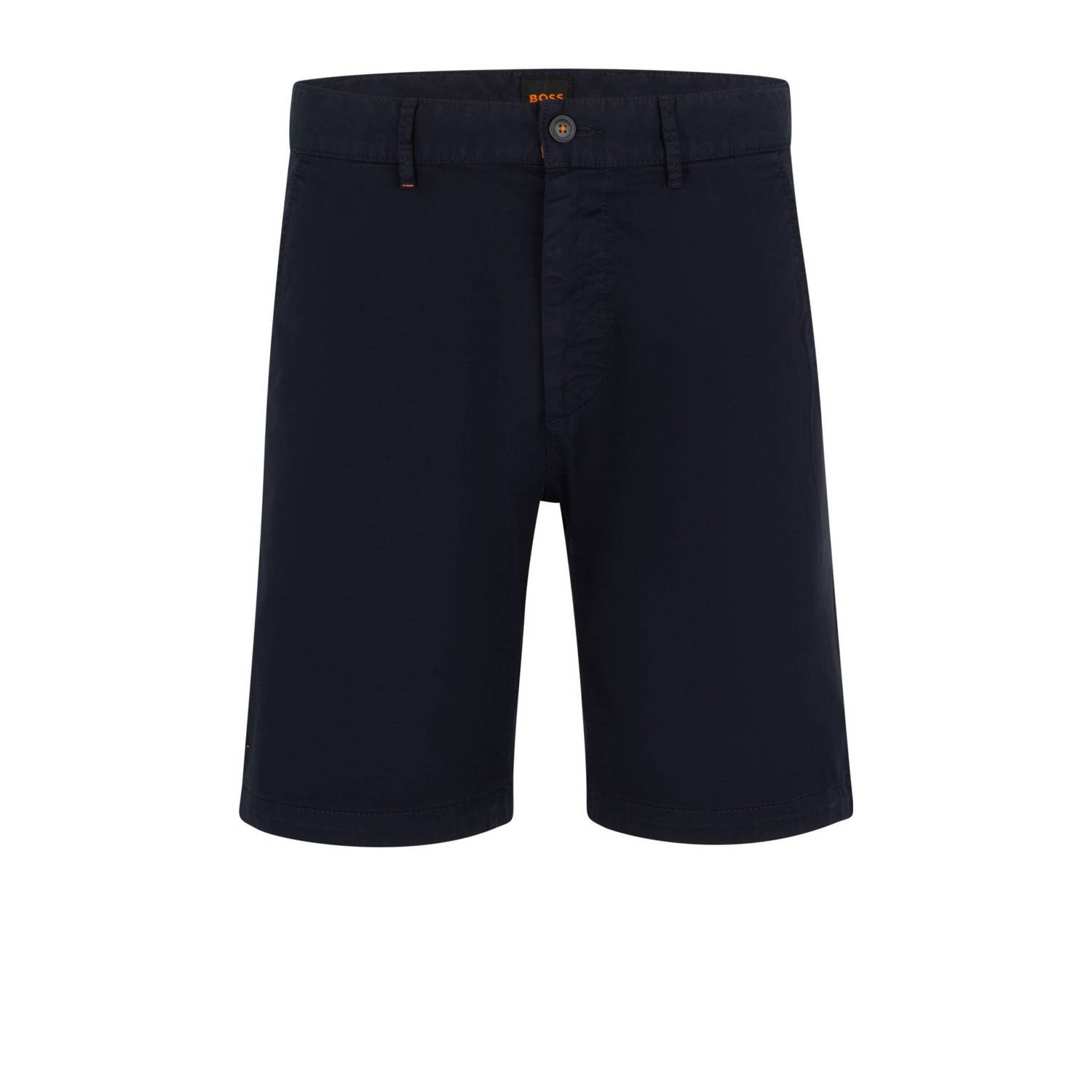 Hugo Boss Blauwe Katoenmix Shorts met Zakken Blue Heren